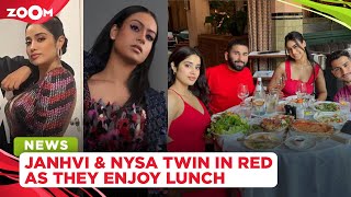 Janhvi Kapoor & Nysa Devgan Twin In Red In Throwback Pics From Amsterdam