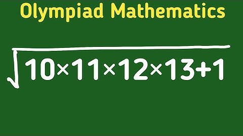 Square Root Problem of Math Olympiad