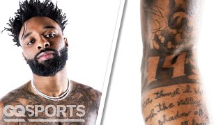 Jarvis Landry Breaks Down His Tattoos | GQ Sports