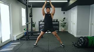 1DB Goblet Lateral Squat Push Press