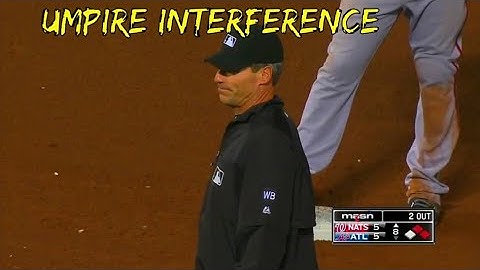 MLB Umpire Interference