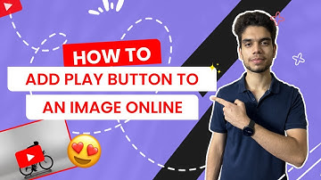 How to Add Play Button to an Image Online