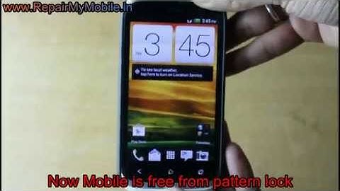 Hard Reset HTC Desire X Dual Sim to Remove Password