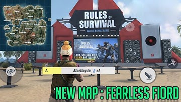 RULES OF SURVIVAL - NEW MAP UPDATE : FEARLESS FIORD