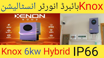 knox ip66 inverter 6kw installation guide | Knox solar inverter IP66 | Knox