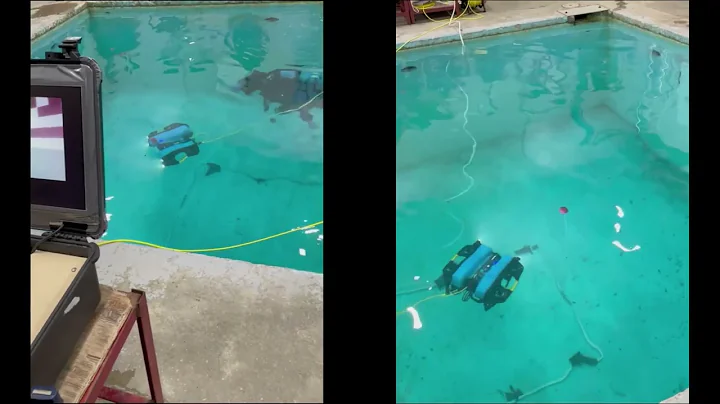 Haptic teleoperation with the BlueROV2