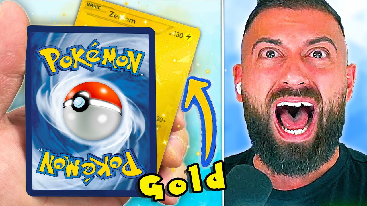 I Pulled The First Gold Pokemon Card Ever Made Youtube