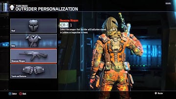 How to put CAMO on your showcase/display weapon Black Ops 3