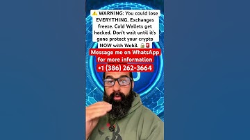 🚨Do Not Hold Your Crypto On Exchanges And Cold Wallet #crypto #xrp #bitcoin