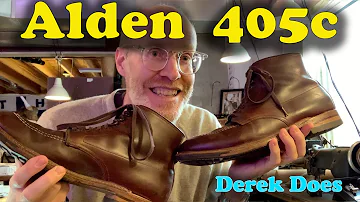 Alden 405 "Ultimate Indy" Boots on Derek Does.