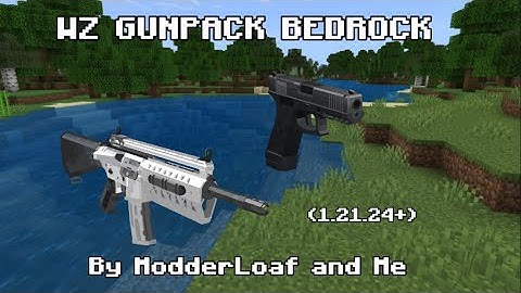 Warzone gunpack bedrock by ModderLoaf and me