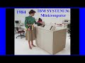 Computer History:  IBM System/36 Minicomputer 1984 promo, office automation, business