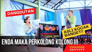 KOCAK !! ADU PERKOLONG KOLONG BEJENG GINTING VS ERWINA HANI BR BANGUN | DANGDUTEN