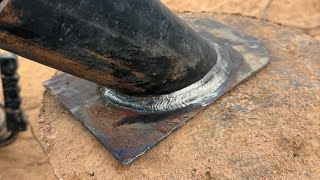 Welding smaw 6GR Branch connection 🧑‍🏭🔥 #video #trick #welding #terbaru #fyp