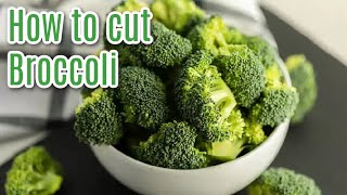 How to Cut Broccoli into Florets