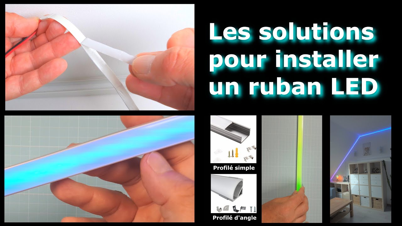 Comment installer un ruban LED dans une chambre 3 façons TUTO