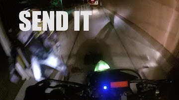 LAUNCHING MY SELF OFF A LOADING DOCK & NIGHT WHEELIES