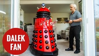 A Doctor Who fanatic builds two full-size Daleks - in his garden shed