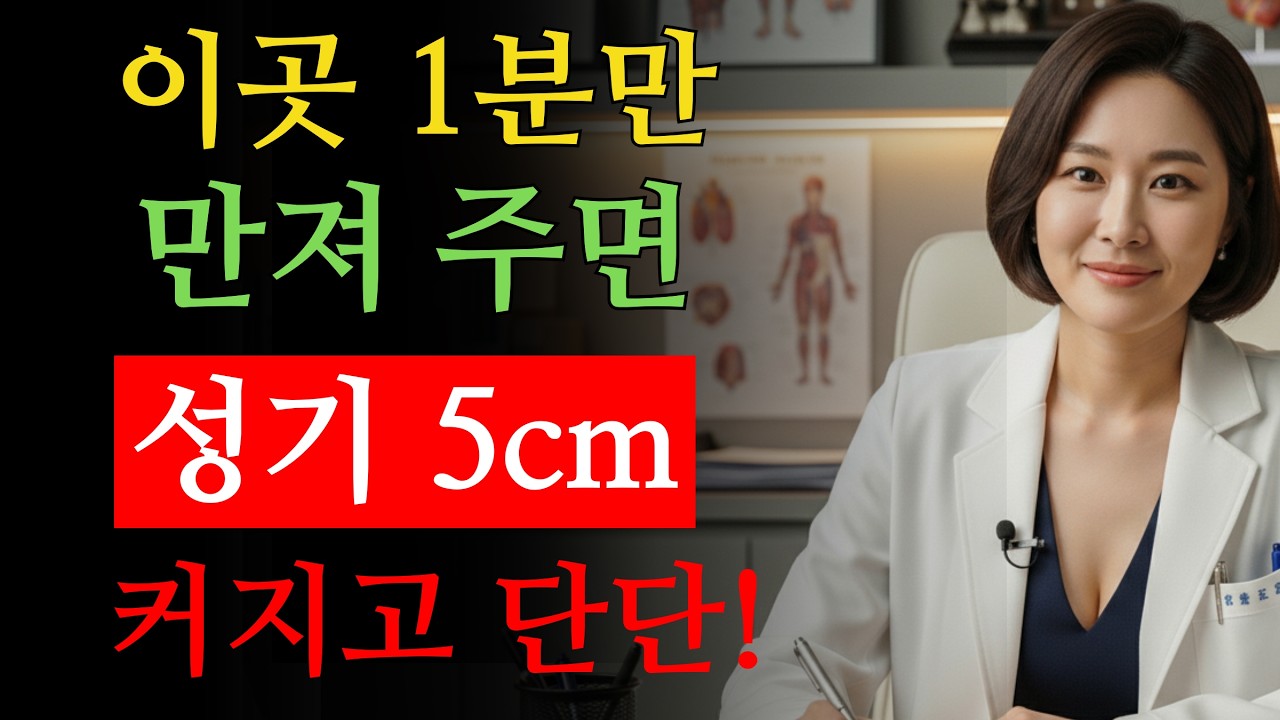 남성 이곳 1분 자극하면 활력이 눈에 띄게 달라집니다! 남성건강 | 노후건강