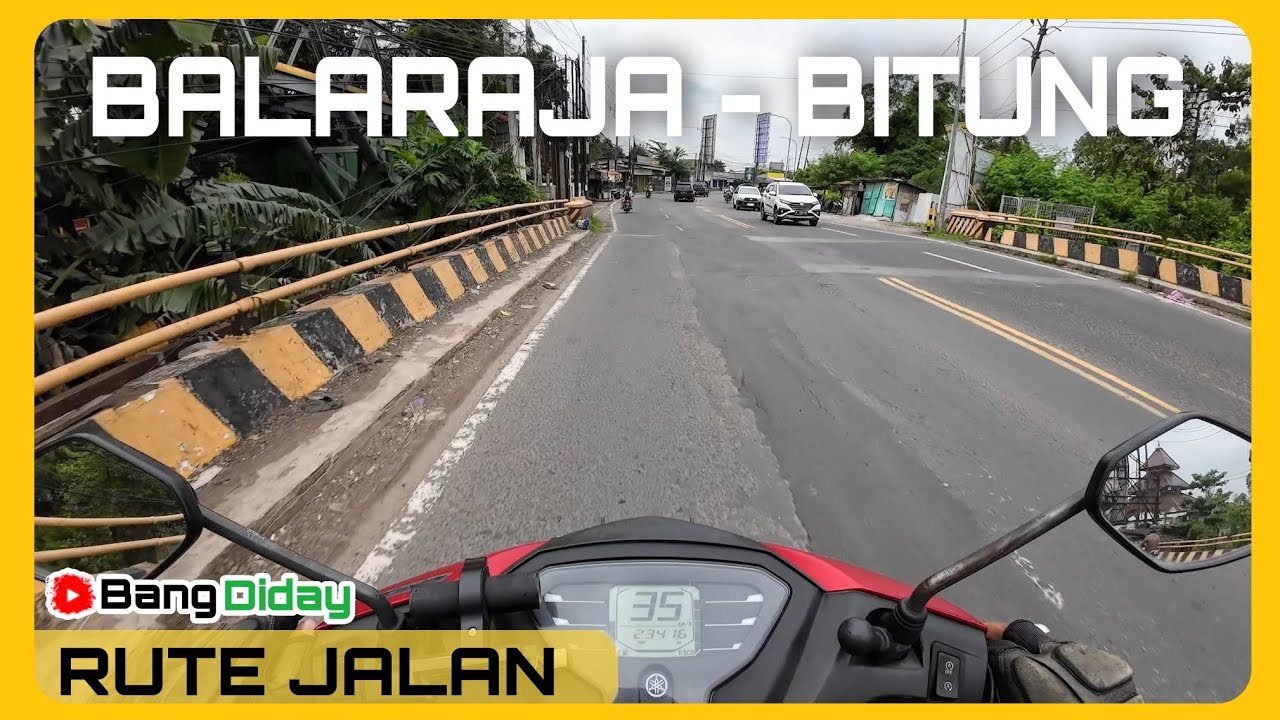 Kondisi Jalan Kabupaten Tangerang Dari Balaraja Hingga Bitung