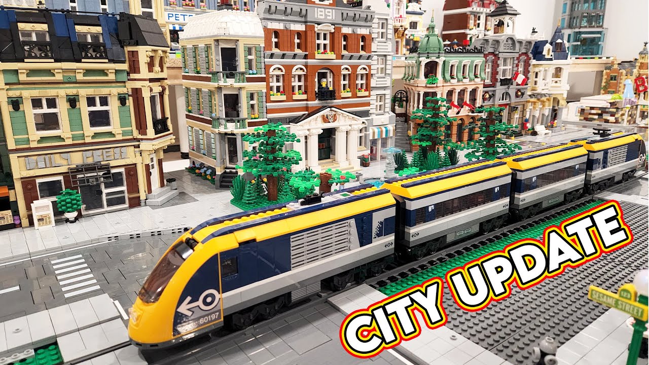 Adding Trains to the LEGO City! Room Rebuild Part 12 