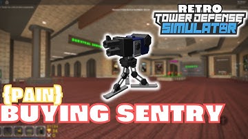 Buying Sentry In Old TDS | Retro Tower Defense Simulator