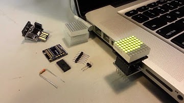 Digispark LED matrix shield