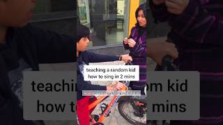 teaching a random kid how to sing in 2 mins #publicdare #singingchallenge #saregama