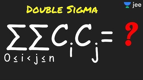 Double Sigma | Binomial Theorem | Short Tricks | Unacademy JEE | Maths | Sameer Sir