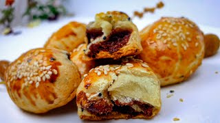 Biscuit salé à la pâte de dattes sans œufs et sans sucre : kaake yéménite