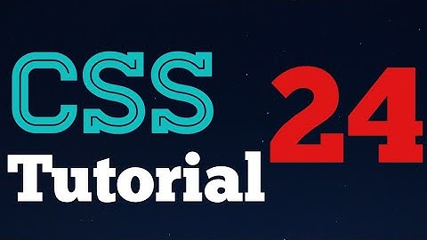 CSS tutorial for beginners -24- The text align property