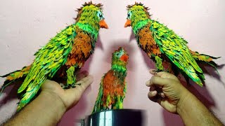 Amazing Parrot Diy Home Decor Using Cardbord| Best Out Of Waste