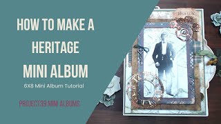 Ireland Forever Heritage Mini Album Tutorial for Country Craft Creations