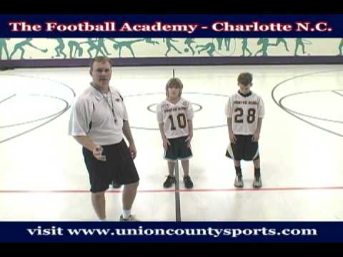 The Football Academy in Charlotte North Carolina is an ongoing Football Camp for youth athletes. This video is our fast feet exercise for improved speed and agility. Please visit www.unioncountysports.com for more information.