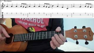 indlogering afsnit optager Perfect (Ed Sheeran) - Easy Beginner Ukulele Tabs With Playthrough Lesson -  YouTube