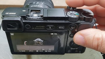 Sony A6000 Selector Switch Problem