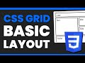 Intro to CSS Grid - Create a Basic Layout - Web Design Tutorial