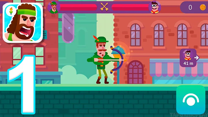 Bowmasters - Gameplay Walkthrough Part 1 - Duels: ...