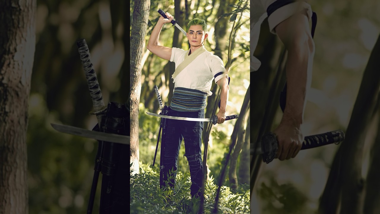 變身索隆全紀錄｜索隆cosplay | 第一次cosplay 【Alma終於有頻道】@bailingguofeat. 大公主