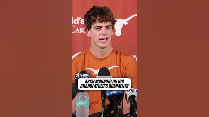 Arch Manning responds to his grandfather saying he'll still be at Texas next season 👀
