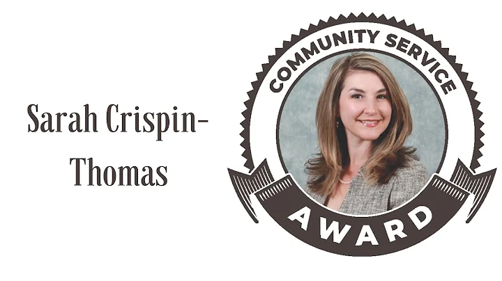 2022 Community Service Award - Sarah Crispin Thomas
