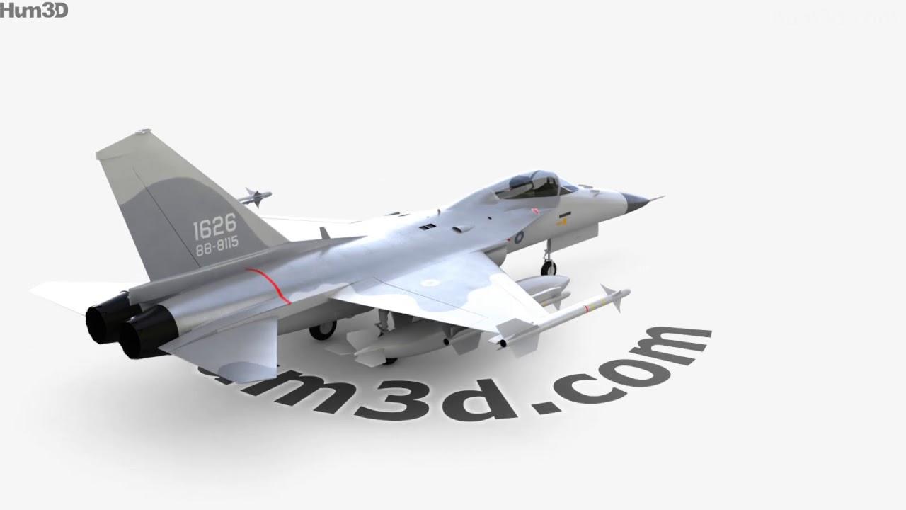 AIDC F-CK-1 経国戦闘機 3Dモデル - ダウンロード 戦闘機 on 3DModels.org