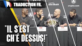 UFC 294 LA CONFERENCE DE PRESSE EN FRANÇAIS : Khamzat Chimaev vs Usman & Makhachev vs Volkanovski