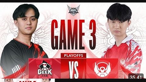 GEEK FAM VS BIGETRON ALPHA | PLAYOFFS DAY 4 - MATCH 1 - GAME 3 #mplids12   #geek  #bigetron