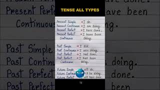 TENSE all types