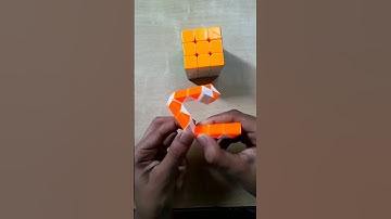 Cube Stand in Snake Cube #shorts #ytshort #shortsvideo #viral #youtubeshorts #cubeabc