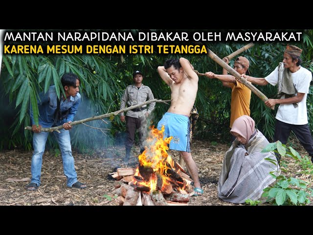 MANTAN NARAPIDANA DI B4K4-R OLEH MASYARAKAT, KARENA MESUM DENGAN ISTRI TETANGGA, || FILM INSPIRATIF class=