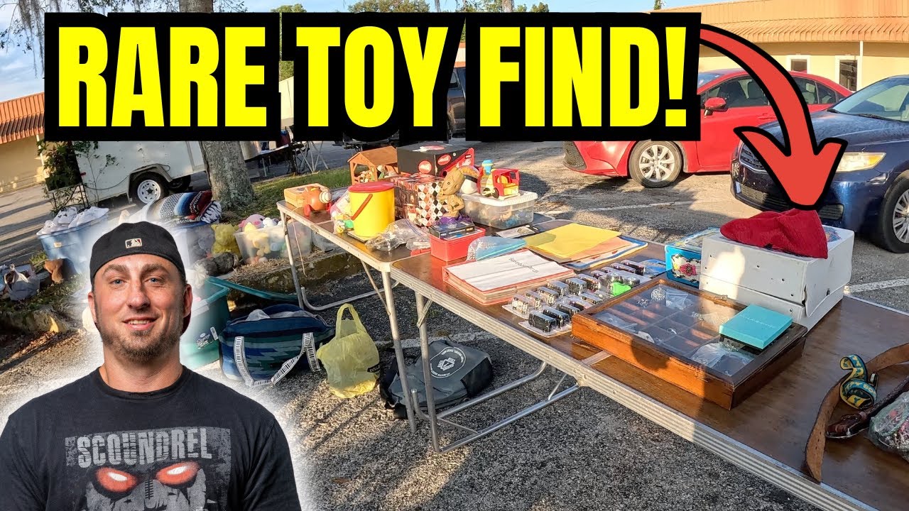 Я нашел ВИНТАЖНЫЕ ИГРУШКИ на блошином рынке по всей Флориде!