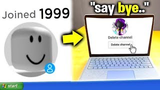 Time Traveler Is Deleting My Channel.. Roblox