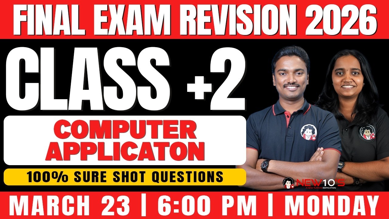 PLUS TWO COMMERCE COMPUTER APPLICATION | FINAL EXAM SURE SHOT QUESTION ...